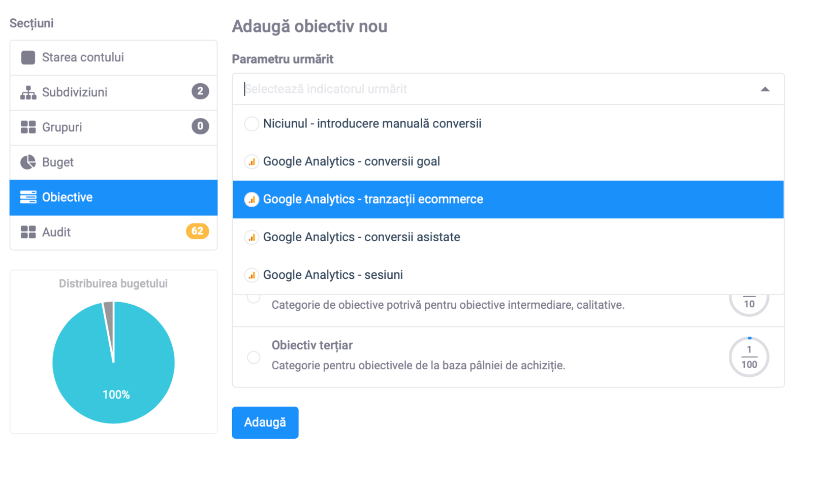 Tranzacții ecommerce