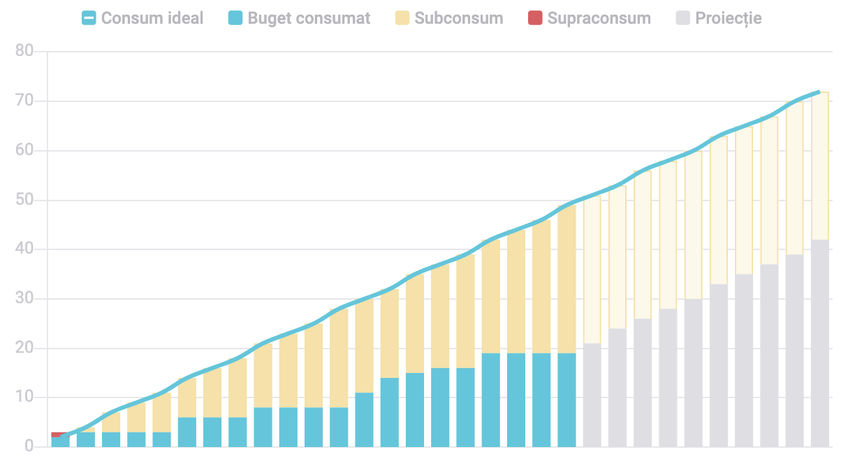 Graficul analizei bugetului